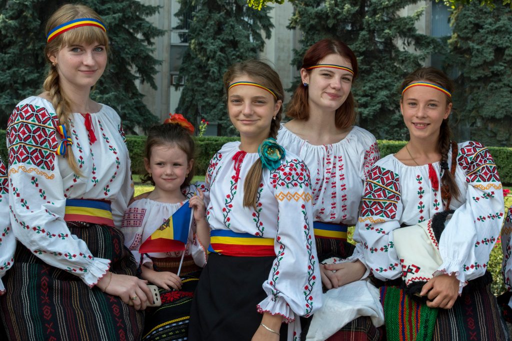 Girls in traditional costumes, Moldova – The Tribune